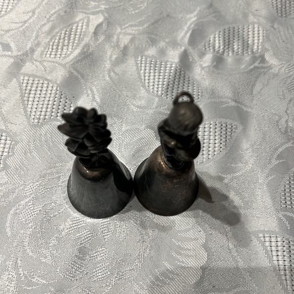 New England Collectors Society Drummer Boy & Ribbons &bells Silver plated bells - Picture 3 of 9